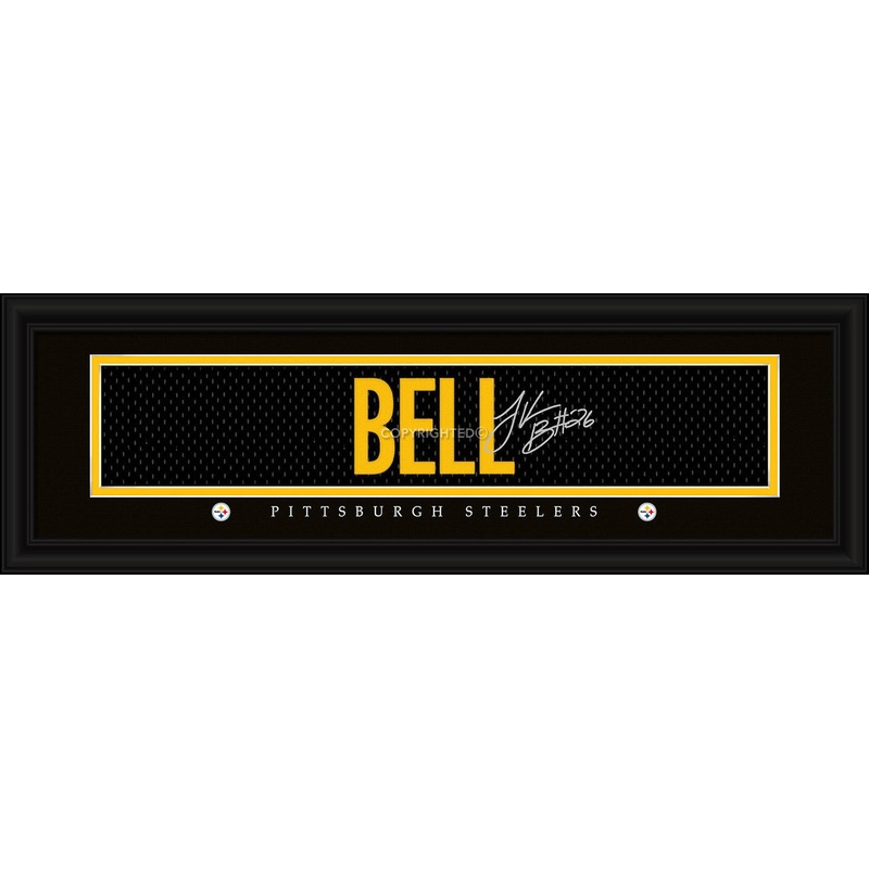Prints Charming Pittsburgh Steelers Le’Veon Bell Signature Print 8×24