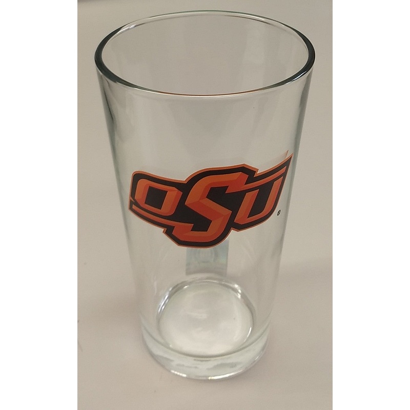 BOELTER Oklahoma State Cowboys 16oz 3 Color Glass Pint
