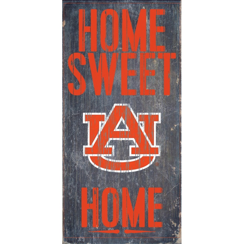 Fan Creations Auburn Tigers Home Sweet Home Wood Sign 6×12