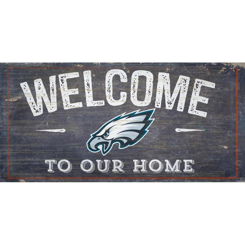 Fan Creations Philadelphia Eagles Welcome To Our Home Wood Sign 6×12