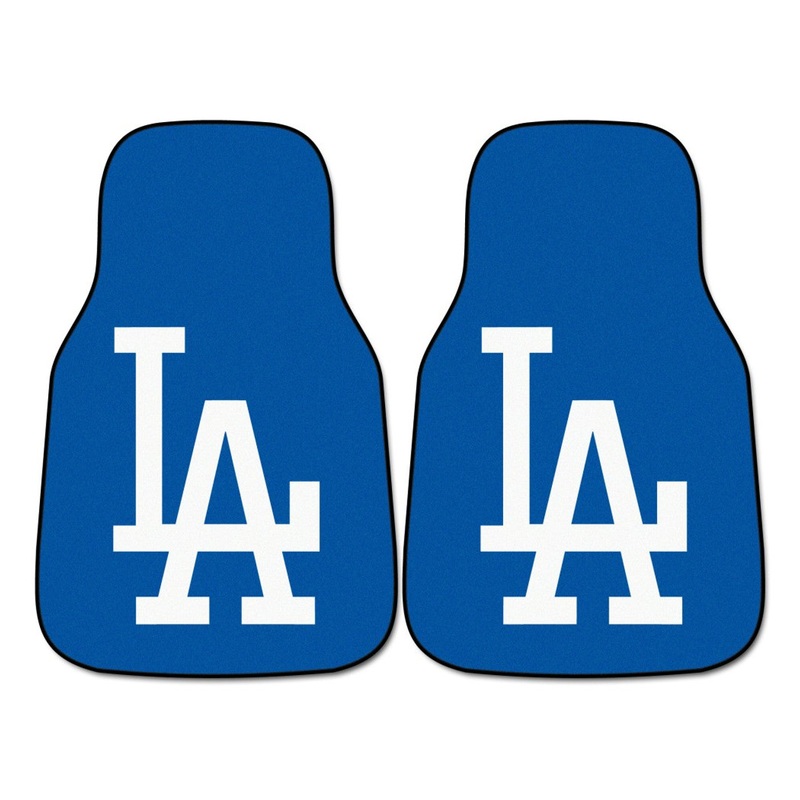 Fanmats Los Angeles Dodgers Printed Carpet Car Mats 2 Piece Set