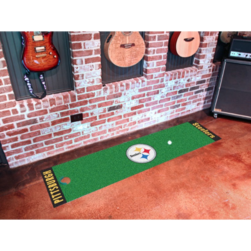 Fanmats Pittsburgh Steelers Green Putting Mat