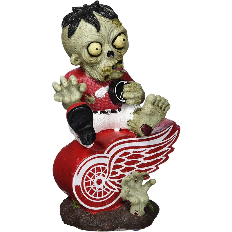 Forever Collectibles Detroit Red Wings Zombie On Logo Figurine