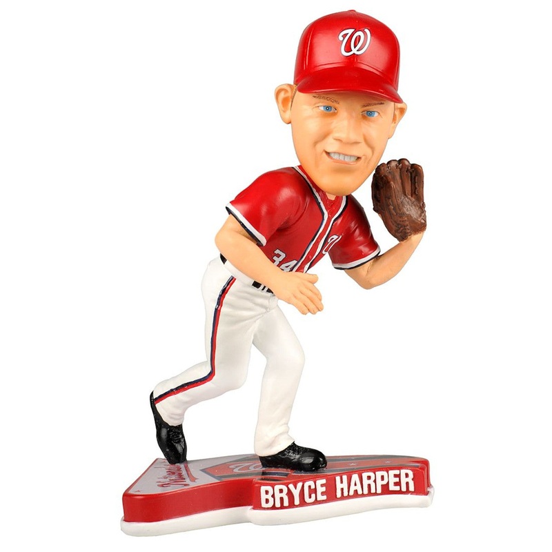 Forever Collectibles Washington Nationals Bryce Harper Pennant Base Bobblehead