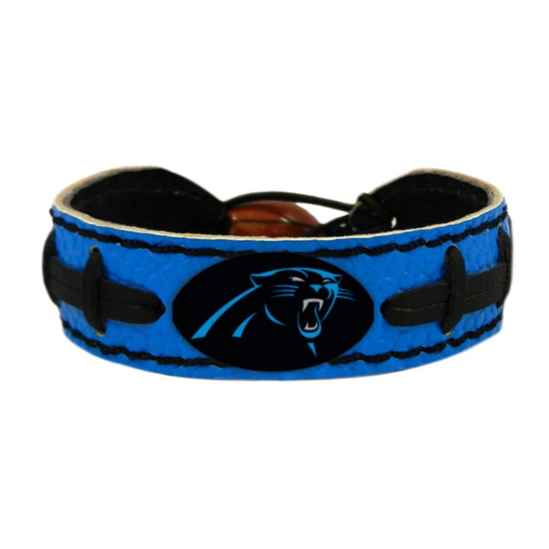 Gamewear Carolina Panthers Team Color Football Bracelet