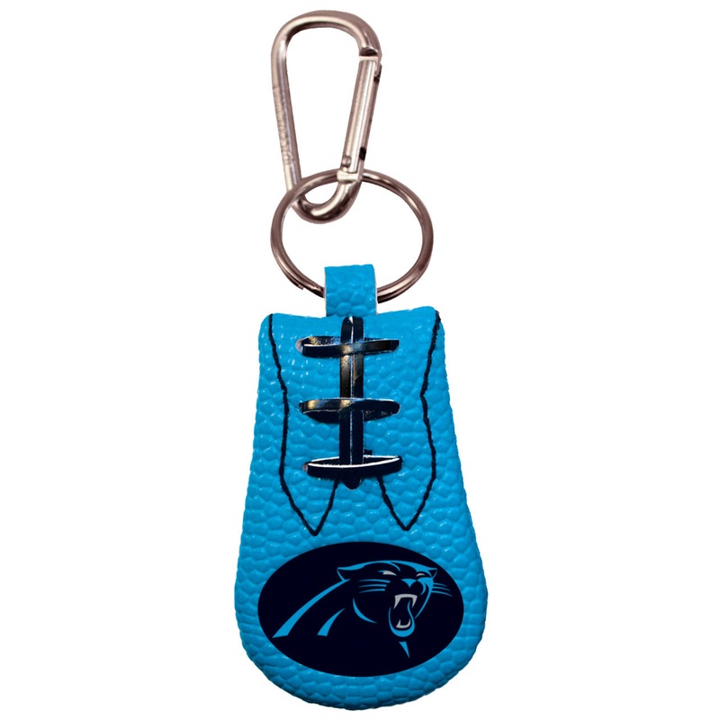 Gamewear Carolina Panthers Team Color Football Keychain