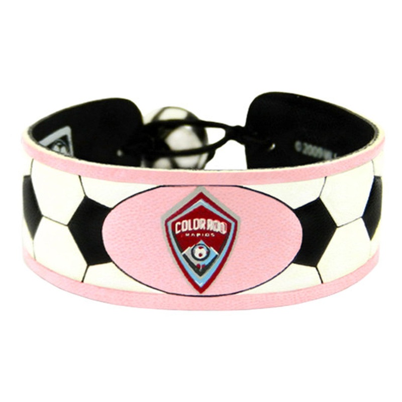 Gamewear Colorado Rapids Pink Soccer Bracelet