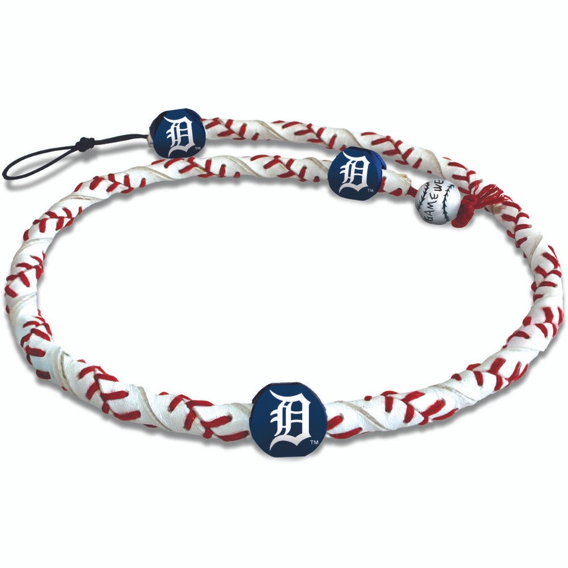 Gamewear Detroit Tigers Frozen Rope Baseball Necklace