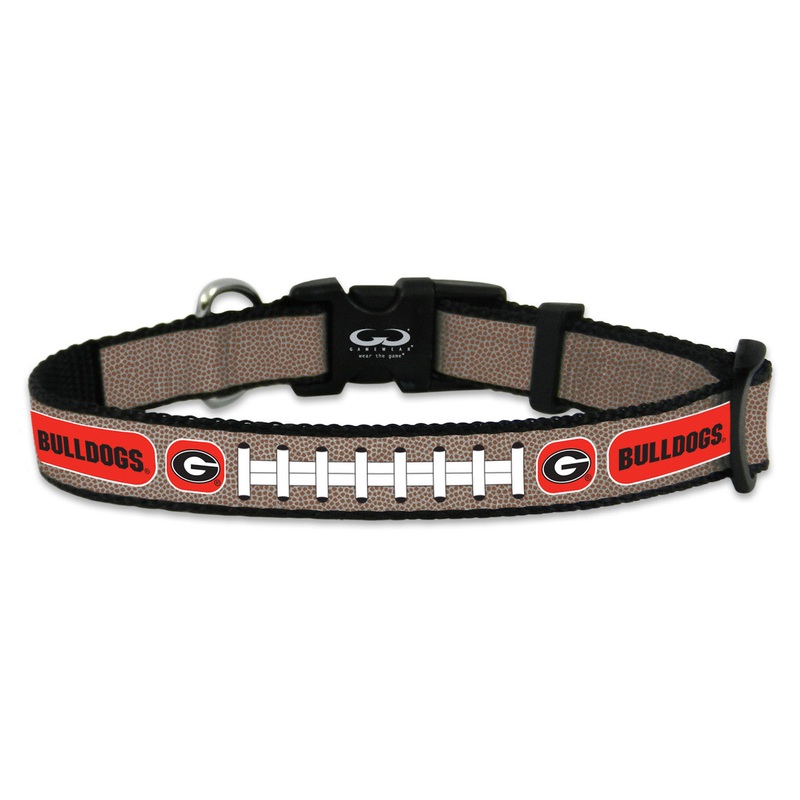 Gamewear Georgia Bulldogs Reflective Football Pet Collar Size Toy