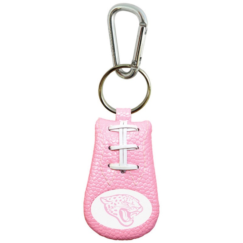Gamewear Jacksonville Jaguars Pink Football Keychain