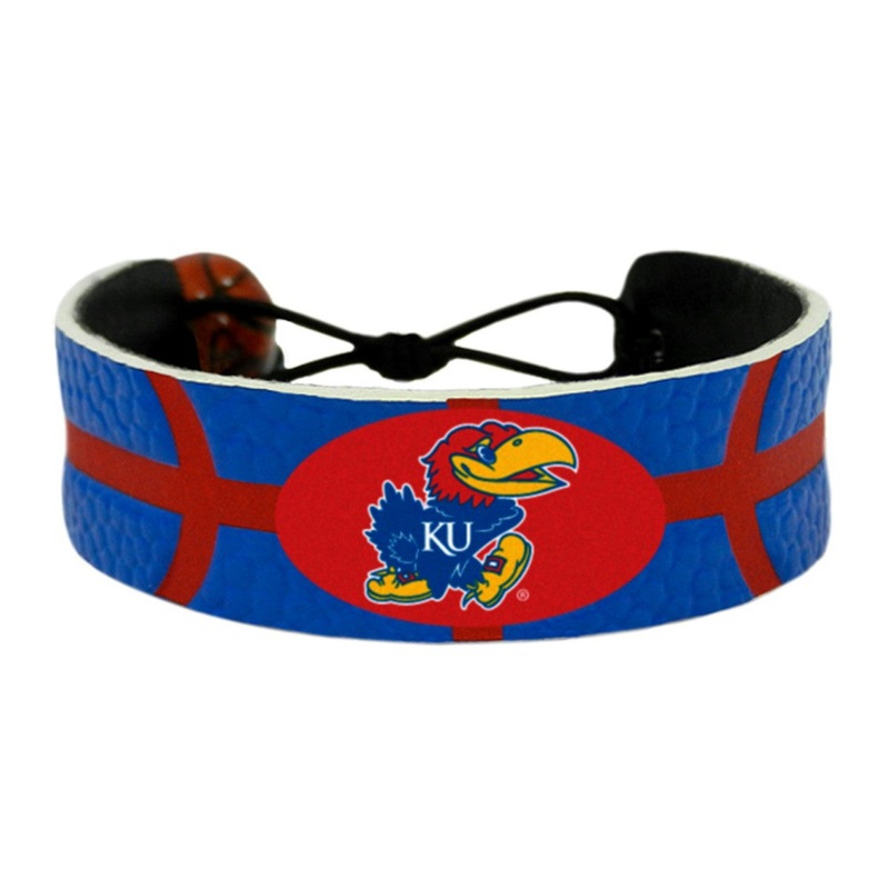 Gamewear Kansas Jayhawks Team Color Basketball Bracelet