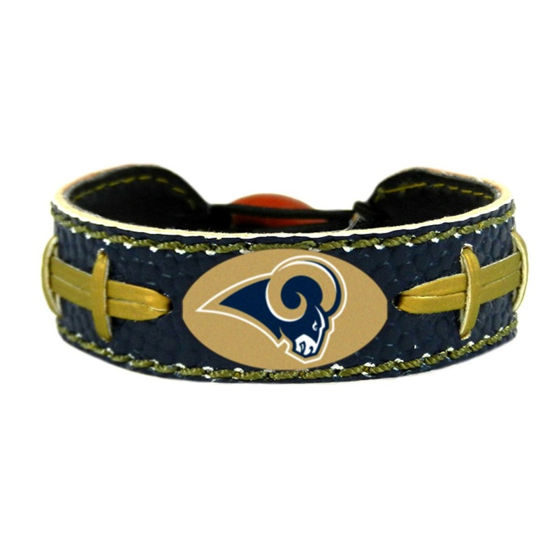 Gamewear Los Angeles Rams Vintage Team Color Throwback Football Bracelet