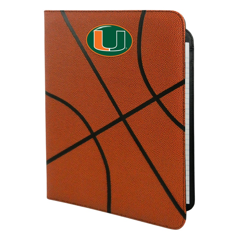 Gamewear Miami Hurricanes Classic Basketball Portfolio 8.5 in x 11 in