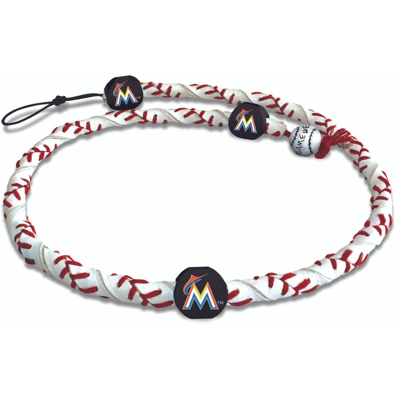 Gamewear Miami Marlins Frozen Rope Classic Baseball Necklace