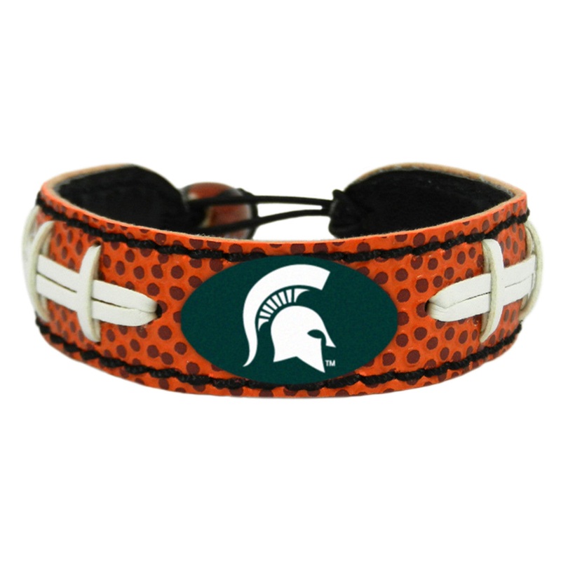 Gamewear Michigan State Spartans Classic Football Bracelet
