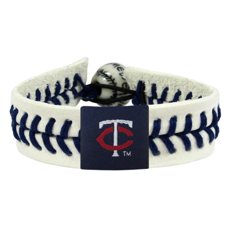 Gamewear Minnesota Twins Genuine Baseball Bracelet