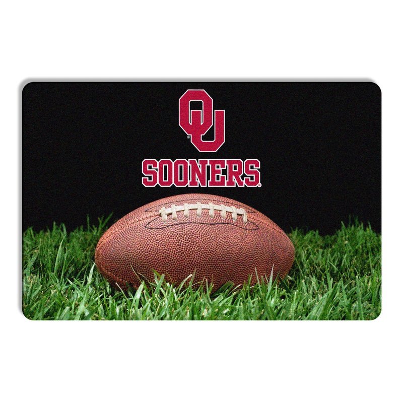 Gamewear Oklahoma Sooners Classic Football Pet Bowl Mat Size Large