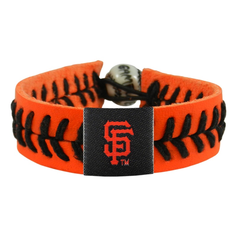 Gamewear San Francisco Giants Orange Team Color Baseball Bracelet