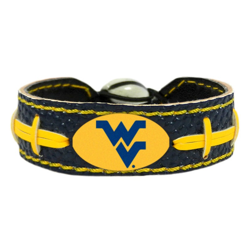 Gamewear West Virginia Mountaineers Team Color Football Bracelet
