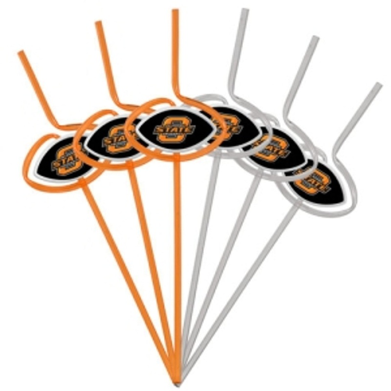 Pangea Brands Oklahoma State Cowboys Team Sipper Straws