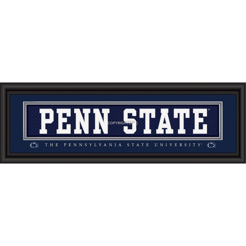 Prints Charming Penn State Nittany Lions Penn State Slogan Stitched Uniform Print