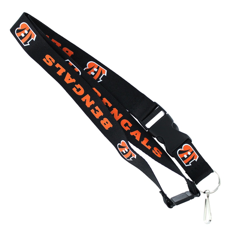 Aminco Cincinnati Bengals Black Lanyard