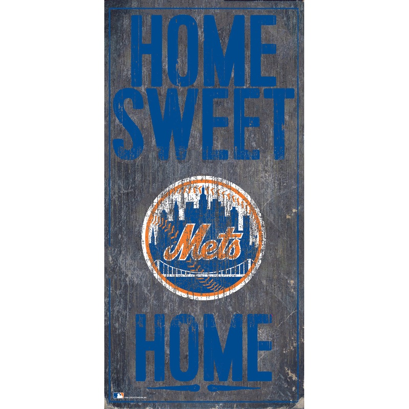 Fan Creations New York Mets Home Sweet Home Wood Sign 6×12