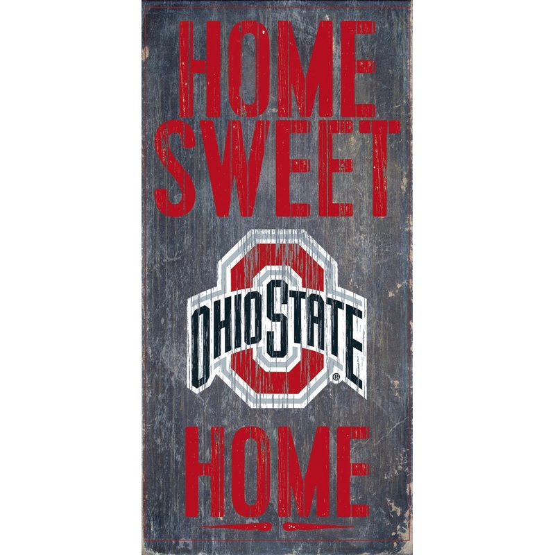 Fan Creations Ohio State Buckeyes Home Sweet Home Wood Sign 6×12