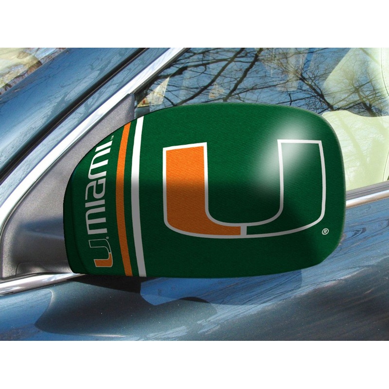 Fanmats Miami Hurricanes Mirror Cover Small
