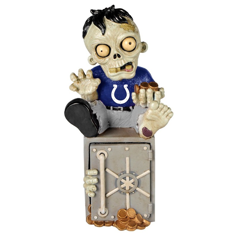 Forever Collectibles Indianapolis Colts Zombie Bank Figurine