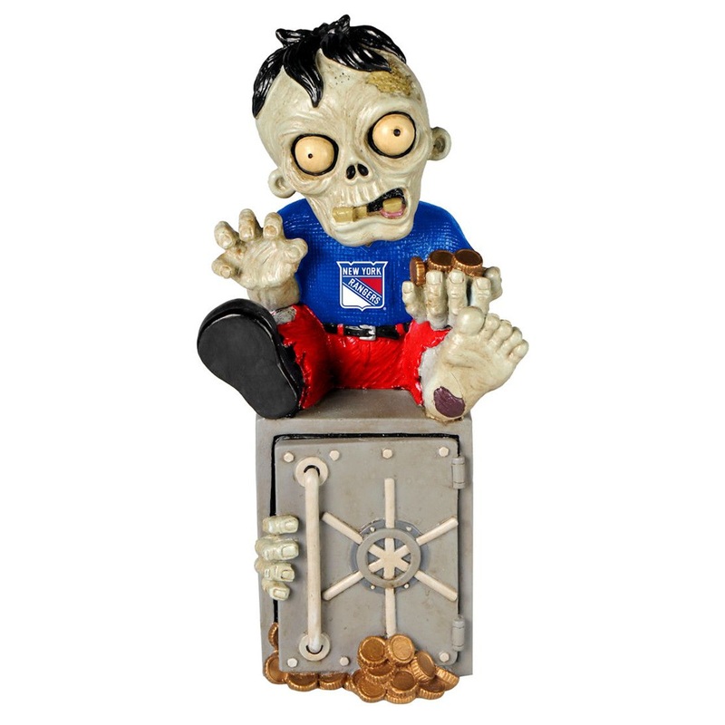 Forever Collectibles New York Rangers Zombie Bank Figurine