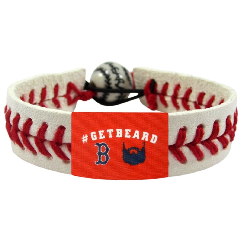 Gamewear Boston Red Sox #GetBeard Classic Baseball Bracelet