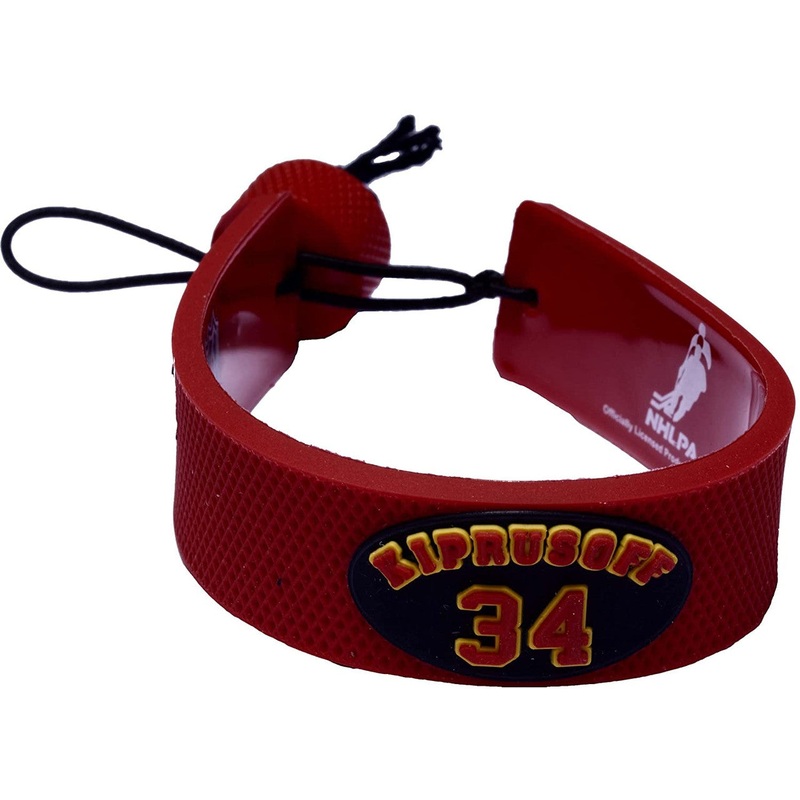 Gamewear Calgary Flames Team Color Miikka Kiprusoff Jersey Design Bracelet
