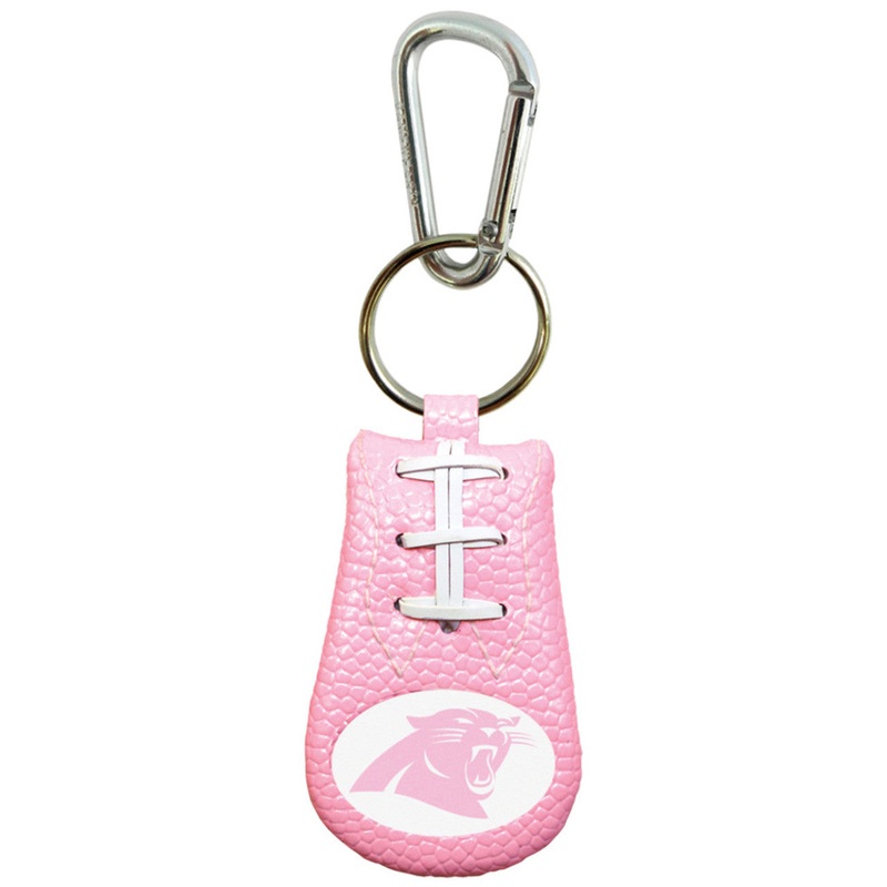 Gamewear Carolina Panthers Pink Football Keychain
