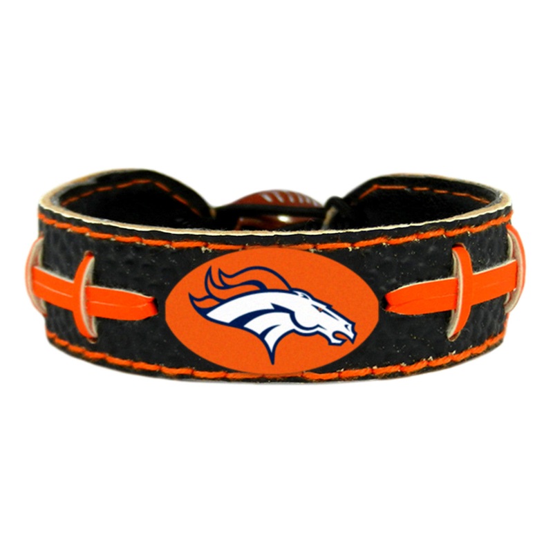 Gamewear Denver Broncos Team Color Football Bracelet