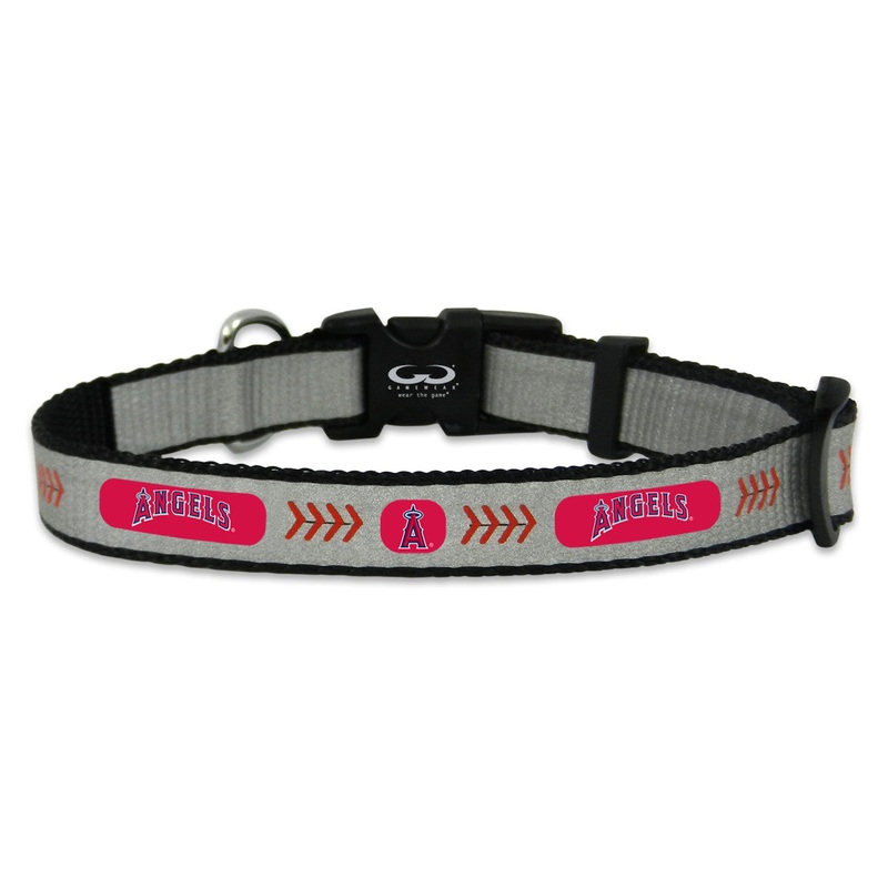 Gamewear Los Angeles Angels Reflective Baseball Pet Collar Toy