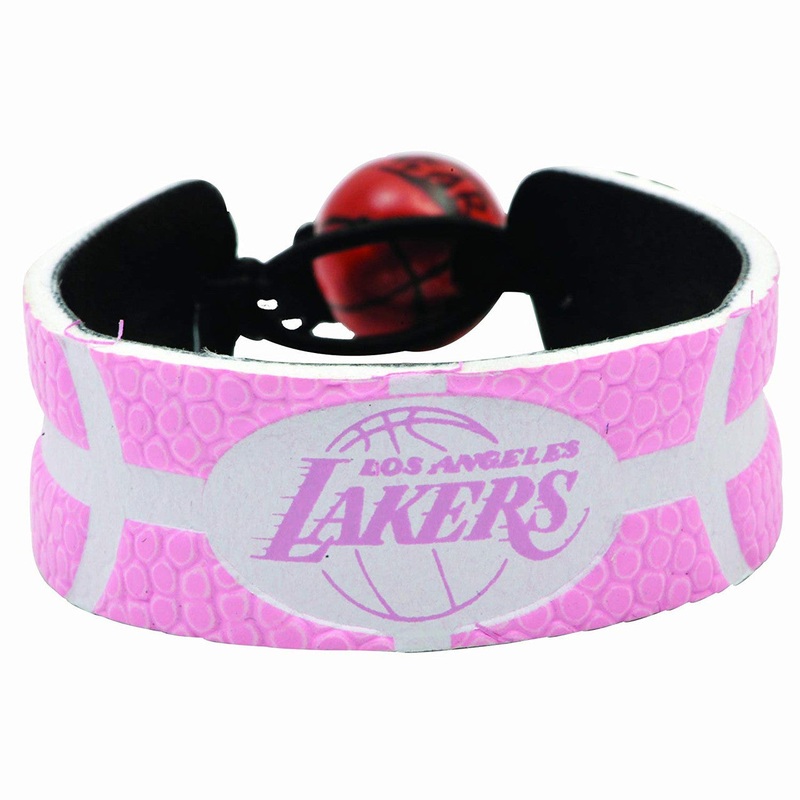 Gamewear Los Angeles Lakers Pink Team Color Basketball Bracelet