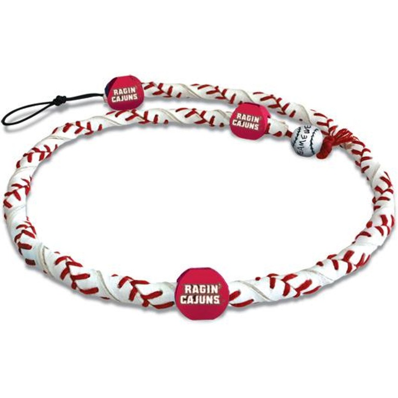 Gamewear Louisiana Lafayette Ragin Cajuns Frozen Rope Classic Baseball Necklace