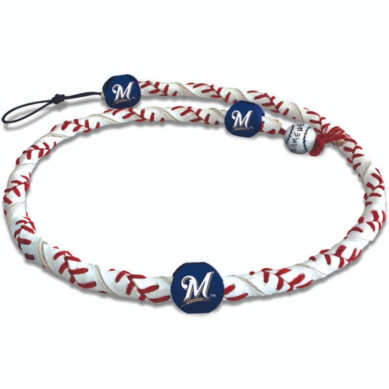 Gamewear Milwaukee Brewers Frozen Rope Classic Baseball Necklace