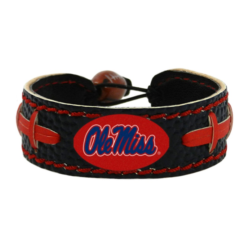 Gamewear Mississippi Rebels Team Color Football Bracelet