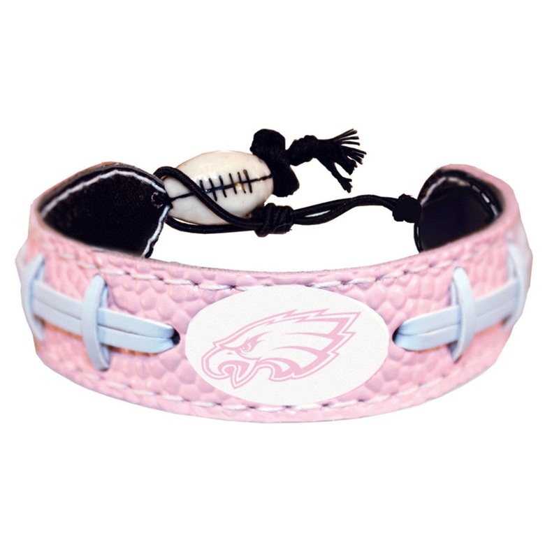 Gamewear Philadelphia Eagles Pink Football Bracelet