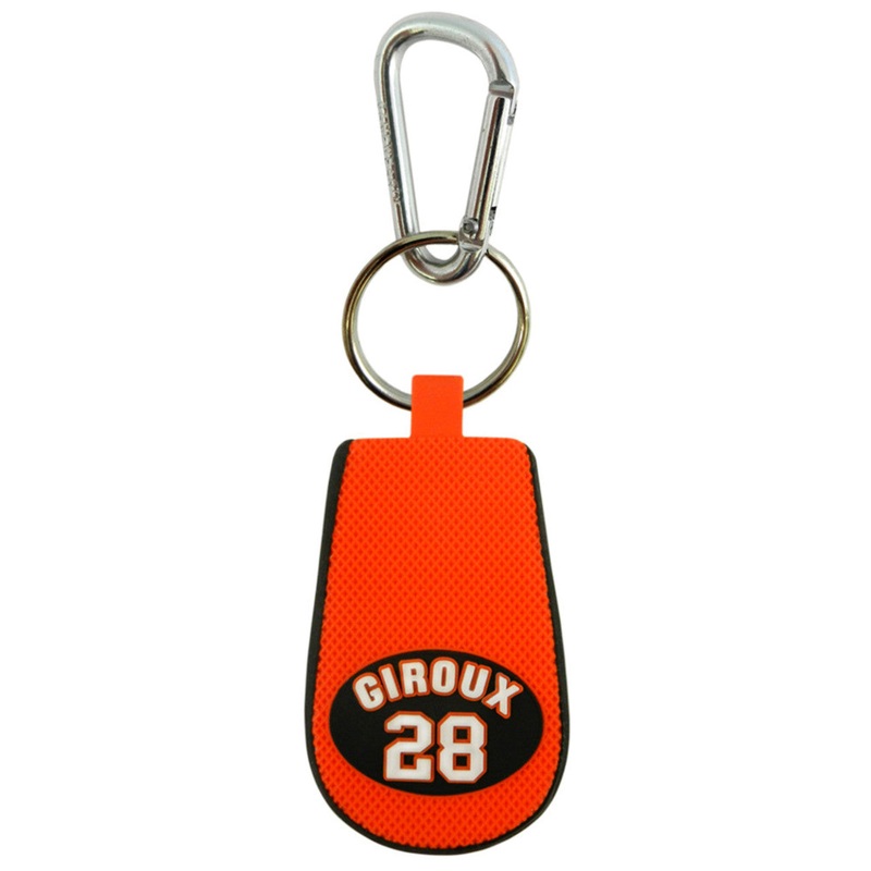 Gamewear Philadelphia Flyers Team Color Claude Giroux Jersey Hockey Keychain