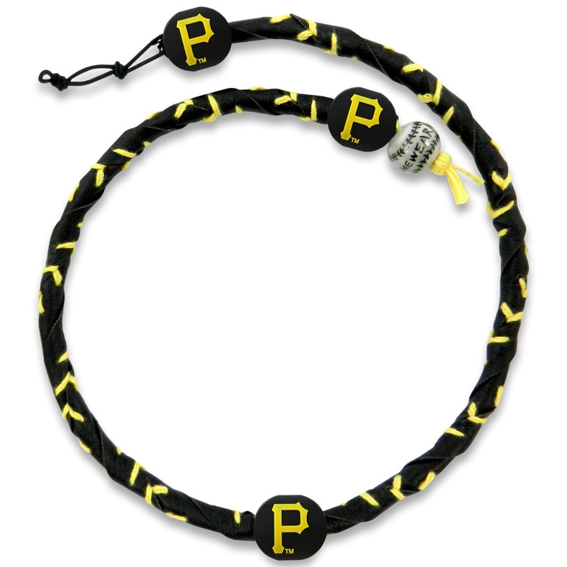 Gamewear Pittsburgh Pirates Frozen Rope Team Color Baseball Necklace