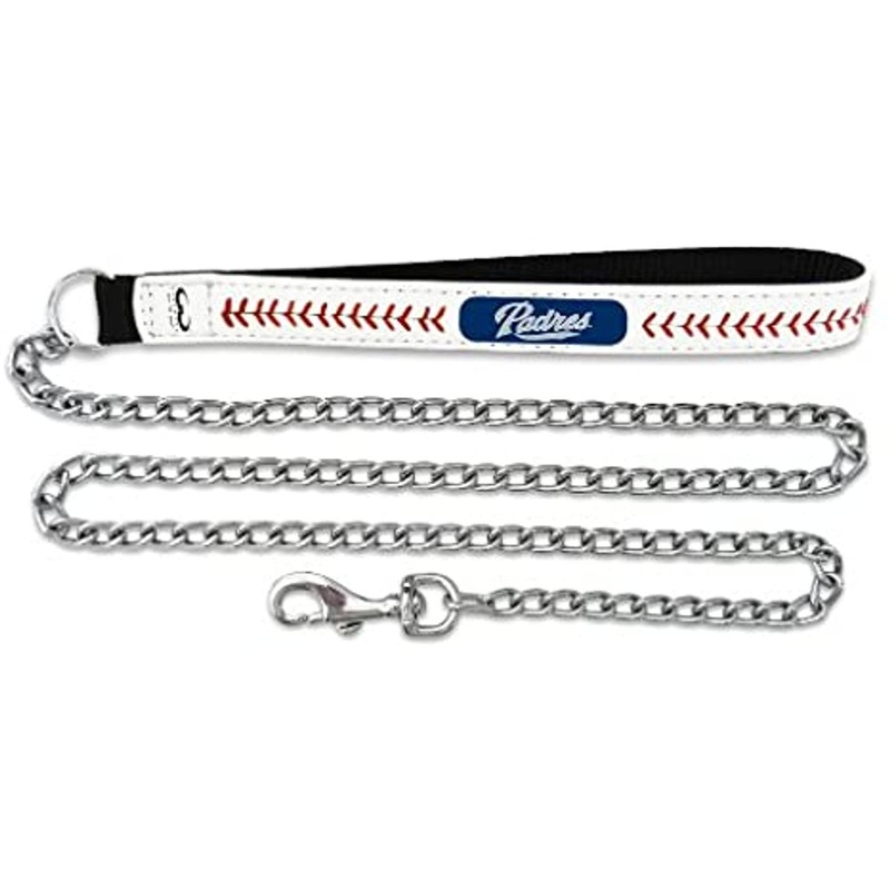 Gamewear San Diego Padres Leather Baseball Pet Leash Size Medium