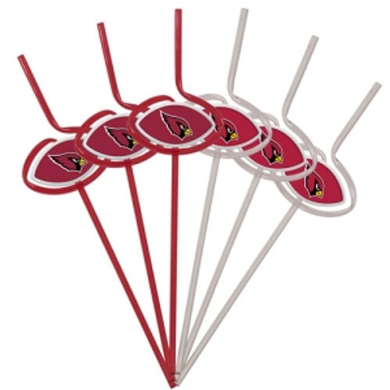 Pangea Brands Arizona Cardinals Team Sipper Straws