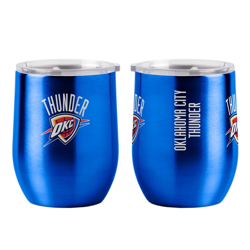 BOELTER Oklahoma City Thunder 16oz Ultra Curved Beverage Travel Tumbler