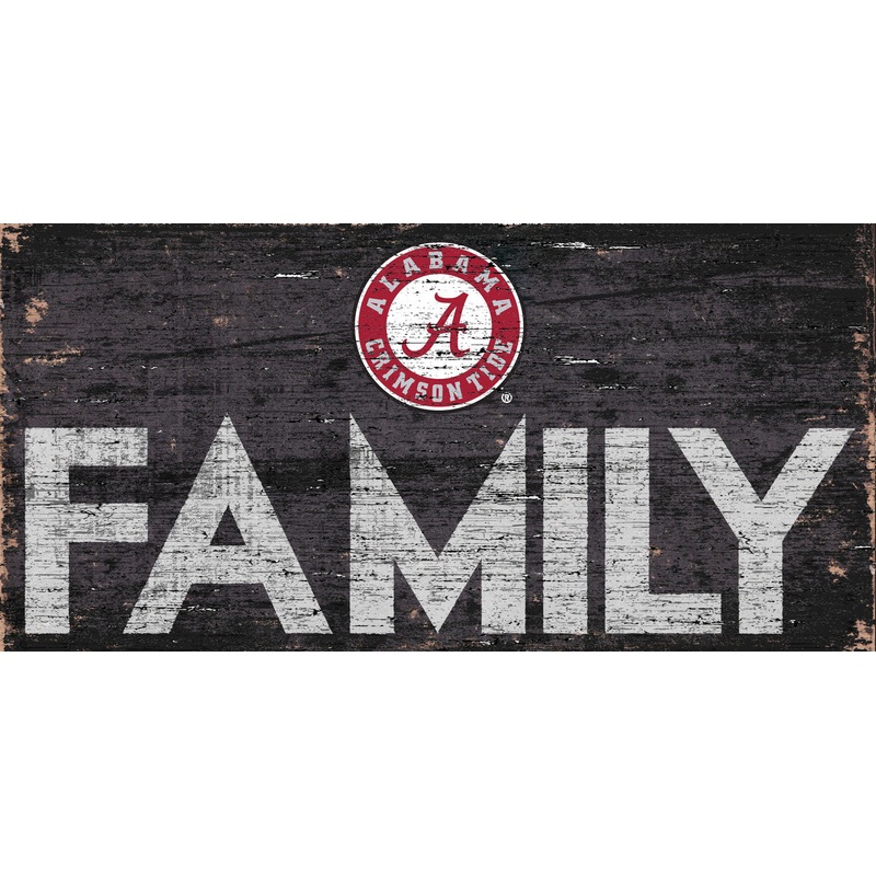 Fan Creations Alabama Crimson Tide Family Design Wood Sign 12×6