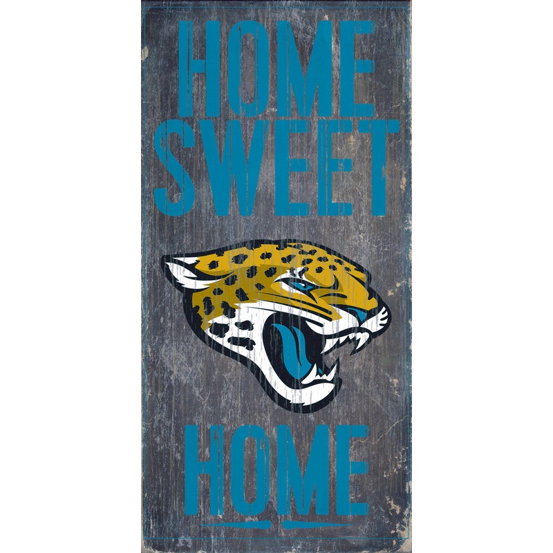 Fan Creations Jacksonville Jaguars Home Sweet Home Wood Sign 6×12