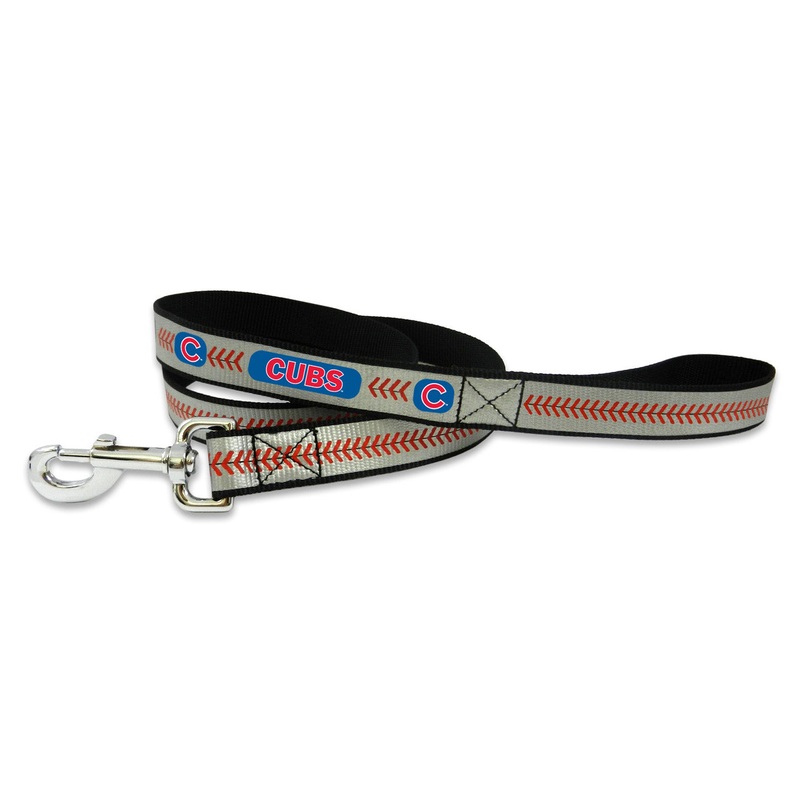 Gamewear Chicago Cubs Reflective Baseball Pet Leash Size Small