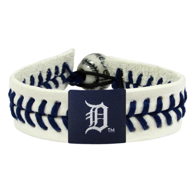 Gamewear Detroit Tigers Genuine Baseball Bracelet